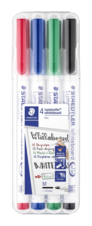 Staedtler Marker WB Lumocolor rotund 1mm asortat (4)